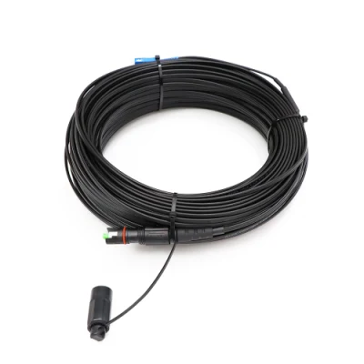 Fibra óptica Stap Conector à prova d'água Sc LC MPO FTTH Queda Conjuntos de cabos de fibra ao ar livre