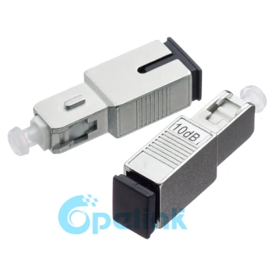 Atenuador óptico fixo monomodo Sc/UPC plug-in macho-fêmea atenuador de fibra óptica