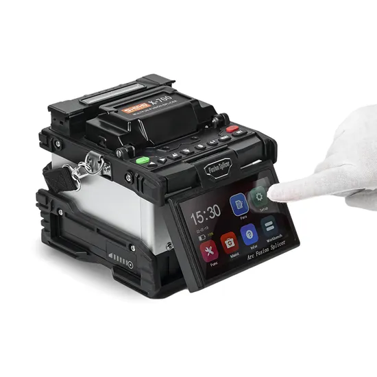 Máquina de Fusão de Alta Precisão X-700 Máquina de Fusão de Fibra Óptica com Tempo de Emenda de 6s
