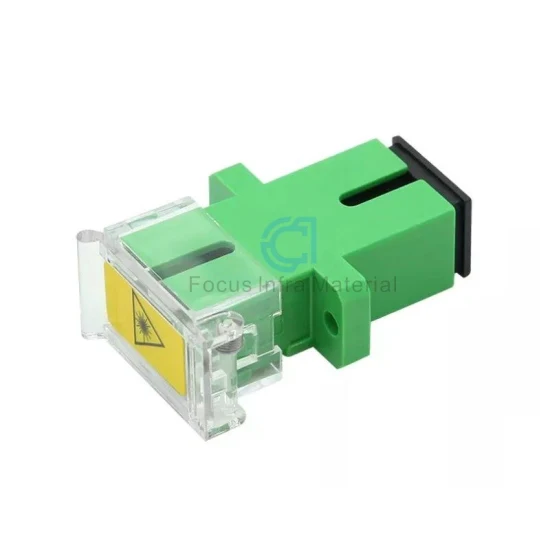 Sc APC Upc Sm Simplex Assinante Fibra Óptica Adaptador Sc/APC Sm Simplex com Flange para Equipamento de Fibra Óptica