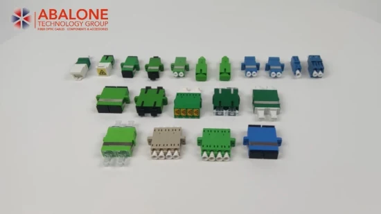 Preço barato de fornecimento direto da fábrica Novo tipo Sc LC Upc APC Simplex Duplex FTTH Adaptadores de flange de fibra óptica