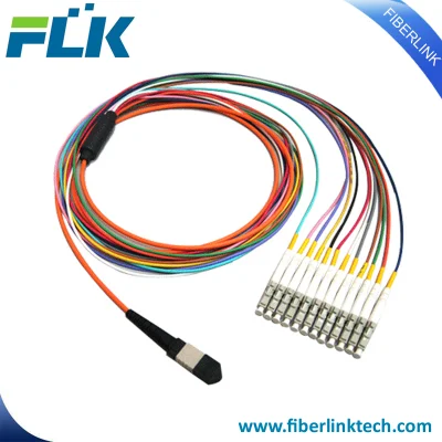 MTP MPO para LC/SC/ST/FC Fibra Óptica Patch Cord MPO/MTP Conjuntos Fan-out